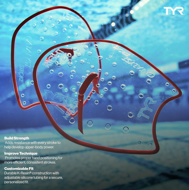 TYR Catalyst Stroke Training Paddles Reifen-Trainingspaddel XXS Fluorescent Orange, XXS Fluorescent