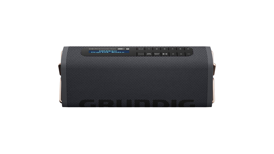 Grundig GBT Band Black - Bluetooth Lautsprecher mit DAB+ und UKW Radio, 30 Meter Reichweite, mehr al