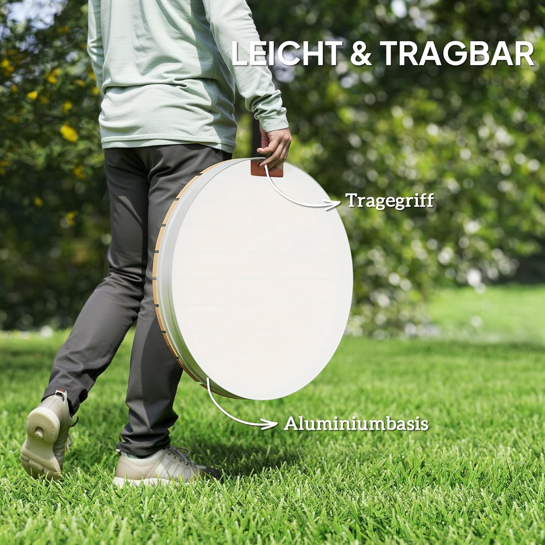 Outsunny Bodendusche Gartendusche mit einstellbar Fussrad Aluminium Aussendusche bis 4 m Fontänenhöh