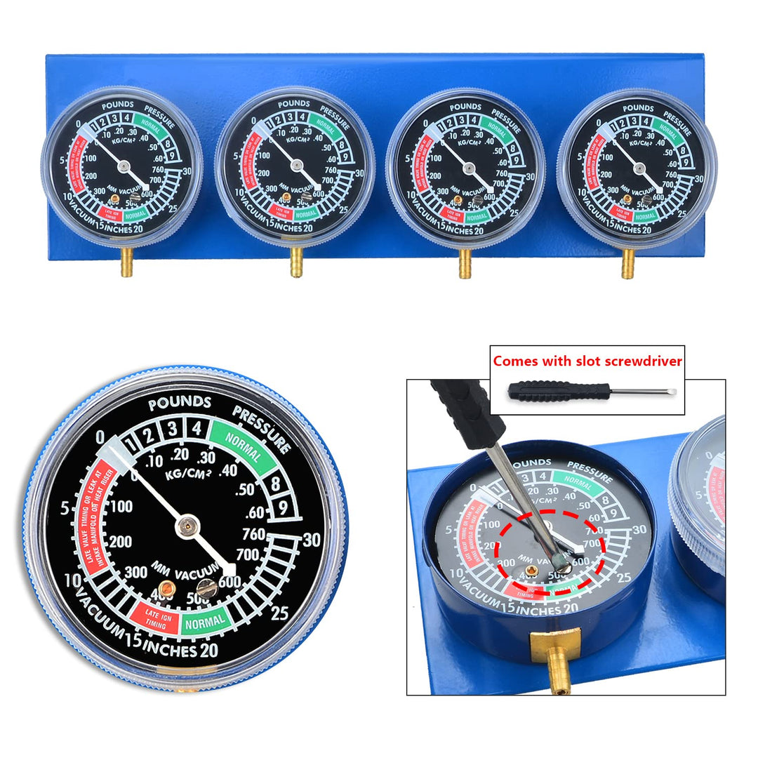 Motorrad-Vergaser-Synchronisations-Werkzeug-Set, Kraftstoff-Vakuum-Vergaser-Synchronisationsmessgerä