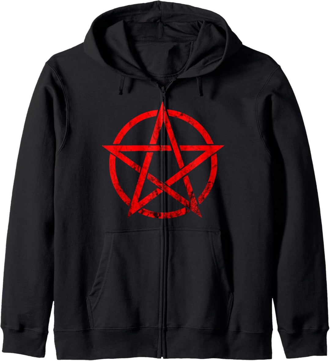 Pentagramm Wicca Symbol Okkulte Zeichen Witchcraft Okkultist Kapuzenjacke
