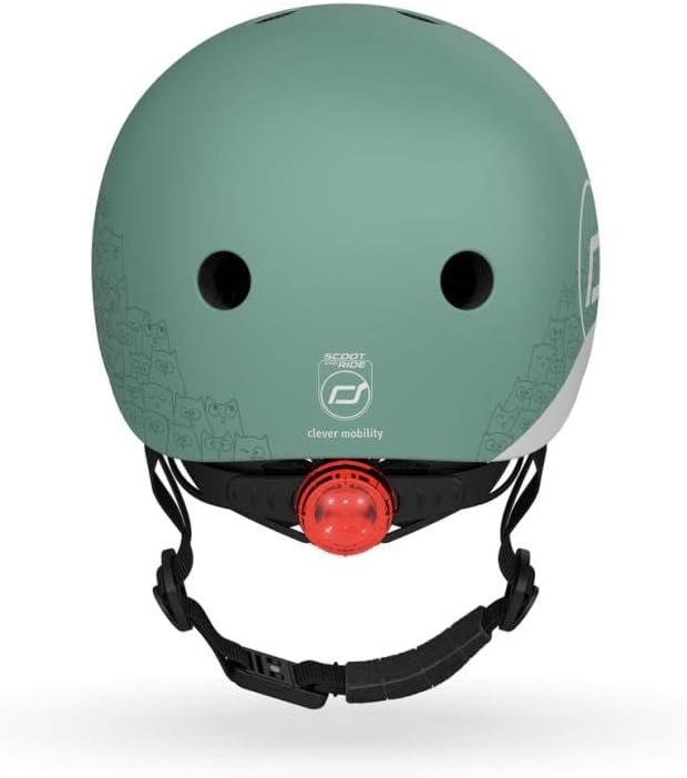 Scoot&amp;Ride Unisex Jugend Helme XXS, Reflective Forest, S
