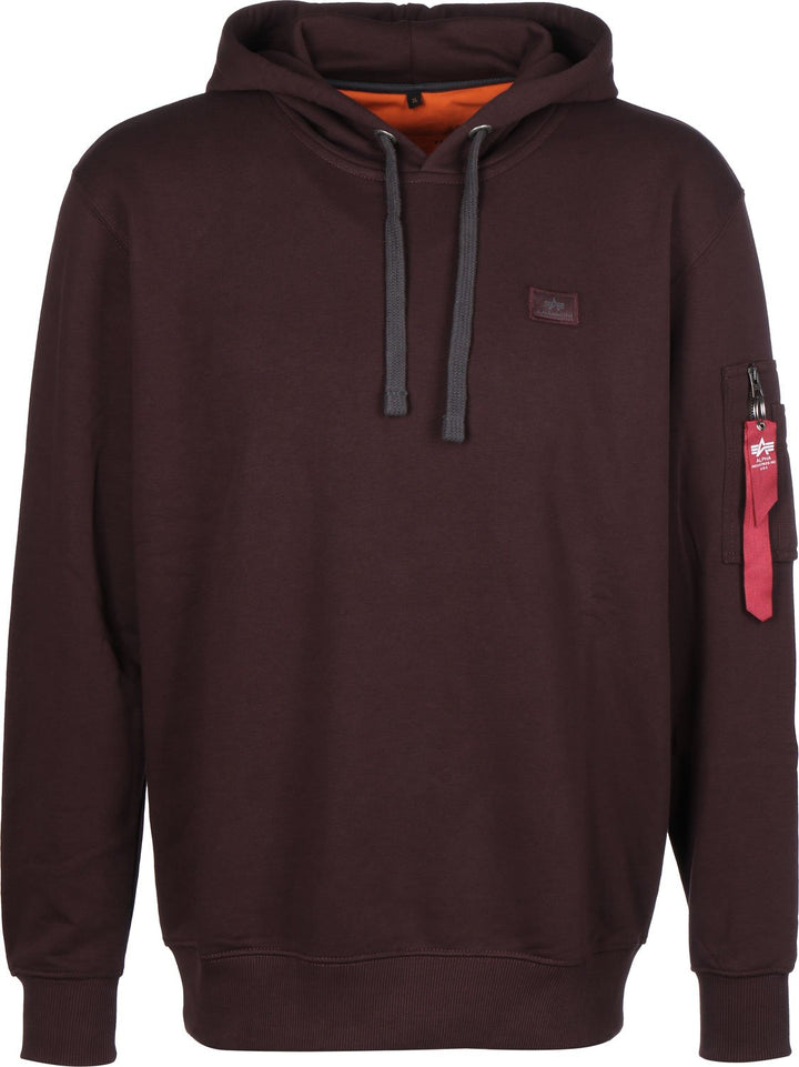 ALPHA INDUSTRIES Herren X-fit Hoody Kapuzenpullover 3XL Deep Maroon, 3XL Deep Maroon