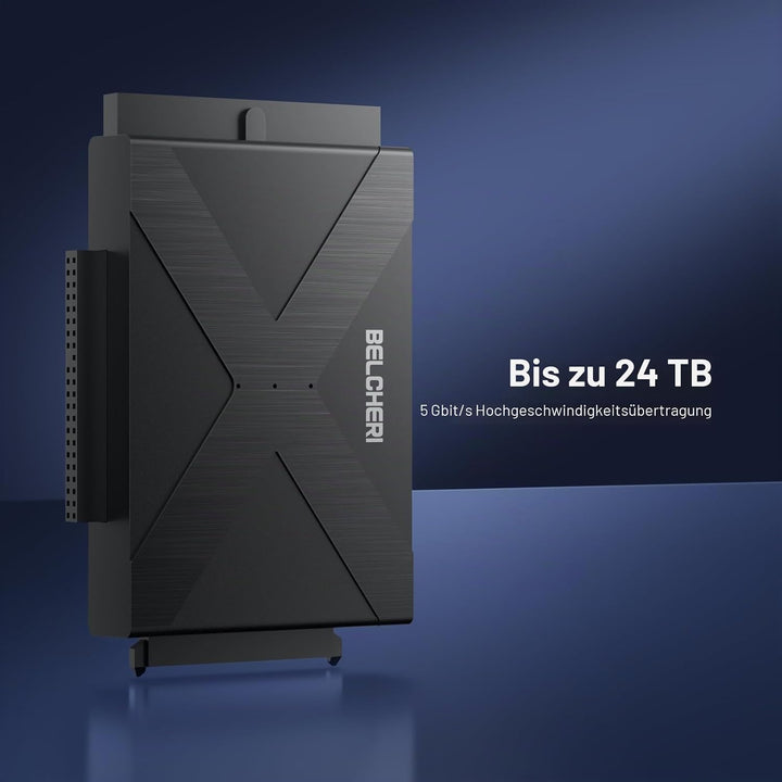 USB 3.0 auf IDE- und SATA-Adapter, externer Festplattenadapter für universelle 2,5 oder 3,5 Zoll SAT