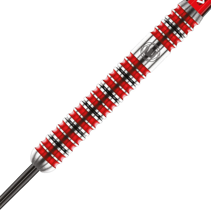 WINMAU Diablo Profi Stahlspitze Wolfram Dartpfeile mit Flüge und Stiele (Wellen) 22g Parallel, 22g P