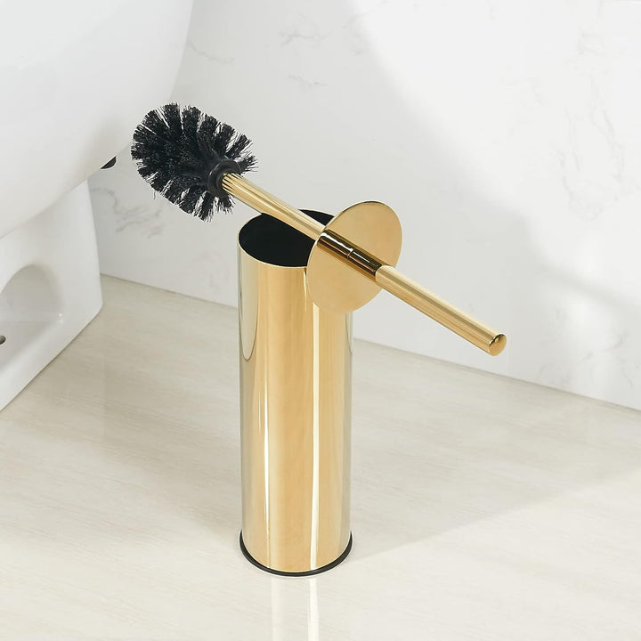 BGL 304 runder, Langer Toilettenbürstenhalter aus 304 Edelstahl Gold, Gold