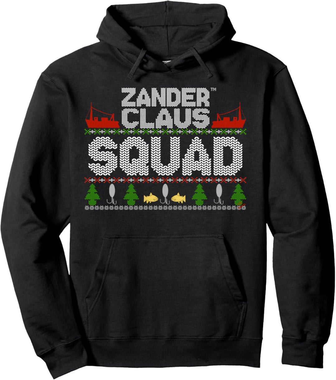 Zander Claus TM Zander Claus Squad Zander claus Pullover Hoodie