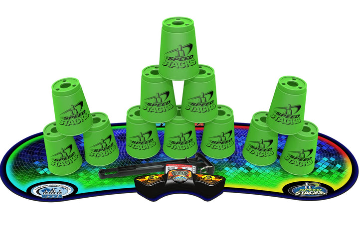 Speed Stacks Sport Stacking-Set Neon Green, Neon Green