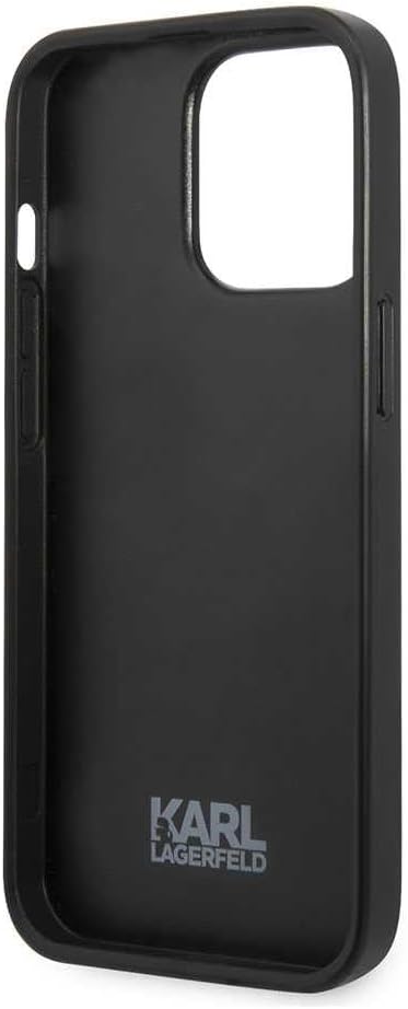 Karl Lagerfeld KLHCP13LPMNIKBK Hülle für iPhone 13 Pro / 13 6,1" hardcase Schwarz Monogram Ikonik Pa