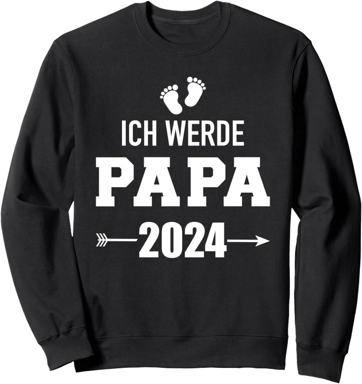 Ich werde Papa 2024 werdender Vater Sweatshirt