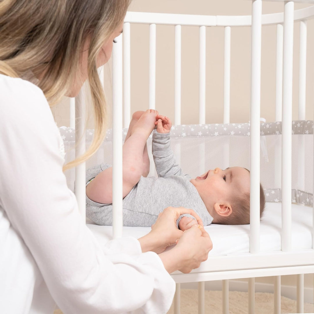 babybay Verschlussgitter für Kinderbettnutzung passend für Modell Boxspring XXL, Natur lackiert Natu