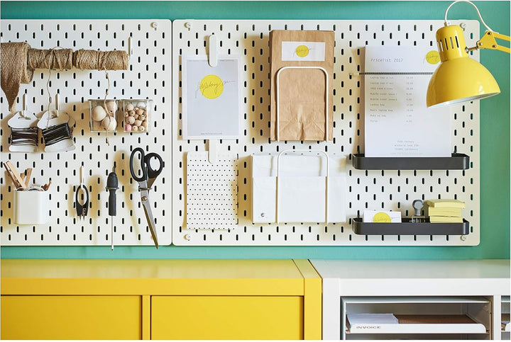 Ikea skådis pegboard 76x56 cm weiss