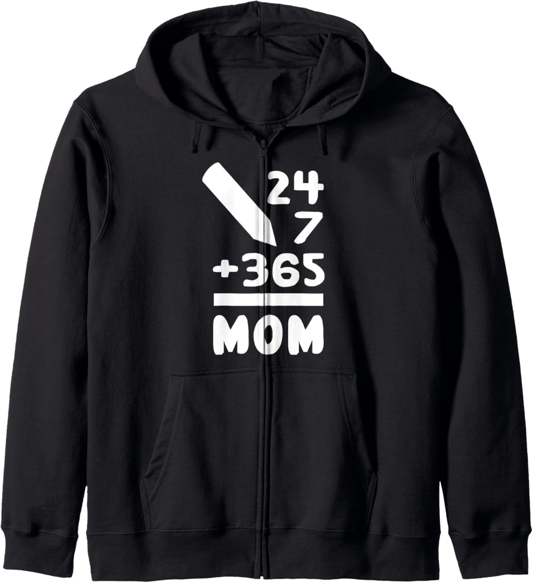 Muttertag Mama Lustig - 24 7 365 Mama Kapuzenjacke