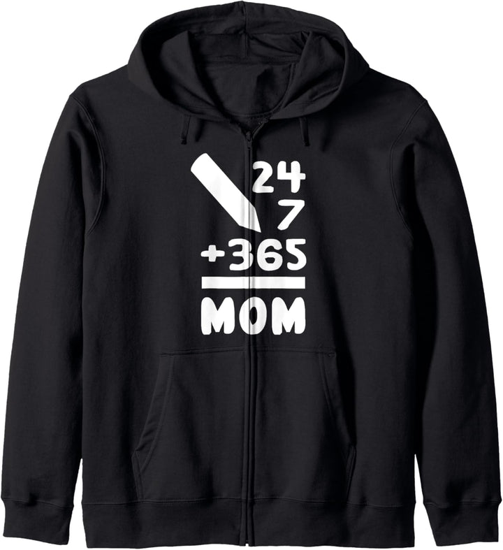 Muttertag Mama Lustig - 24 7 365 Mama Kapuzenjacke