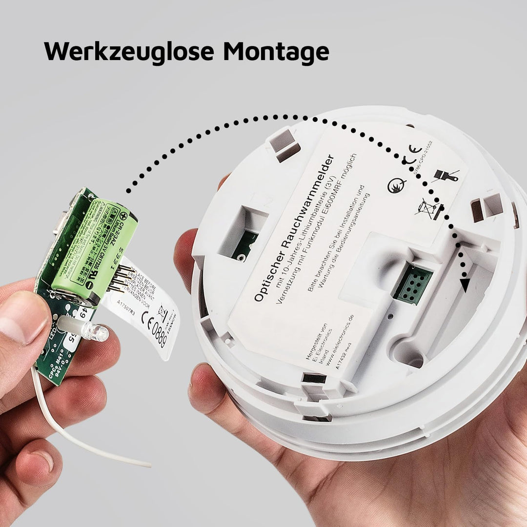 Ei Electronics Professional Ei600MRF Funkmodul, Zubehör mit erweiterten Funktionen für funkvernetzba