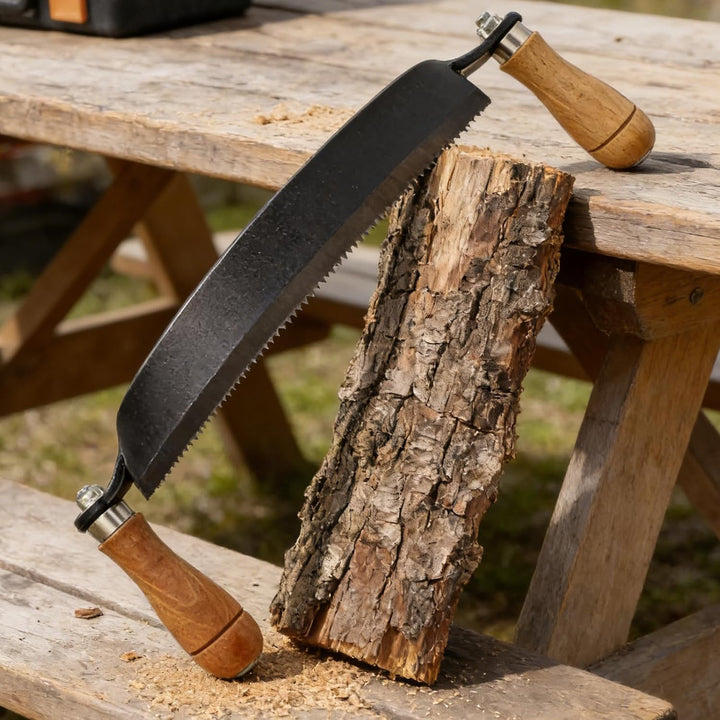 Zugmesser Für Holz, 10 Zoll Zeichnen Rasur Werkzeug, Gebogenes Holzbearbeitungs-Rindenschäler, Profi