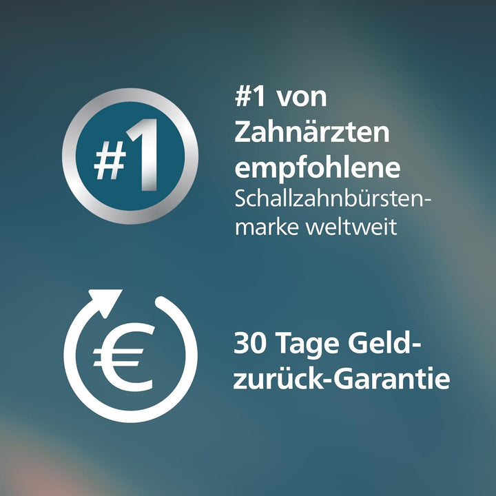 Philips Sonicare DiamondClean 9000 elektrische Zahnbürste, Schallzahnbürste mit App, Andruckkontroll