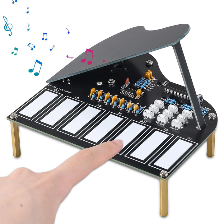 DONGKER DIY Klavier Löt Bausatz kit Elektronisches DIY Schweissen Elektronik Bausatz mit Notiz Lehr