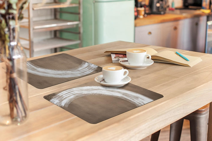 KitchenYeah© Platzsets Abwaschbar 6-Teilig 45x30 cm Tischsets Platzdeckchen Platzset Unterlage Tisch