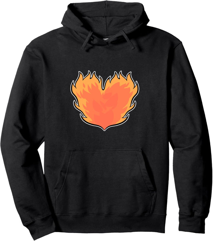 Feuerherz Glücklich und in der Liebe Pullover Hoodie