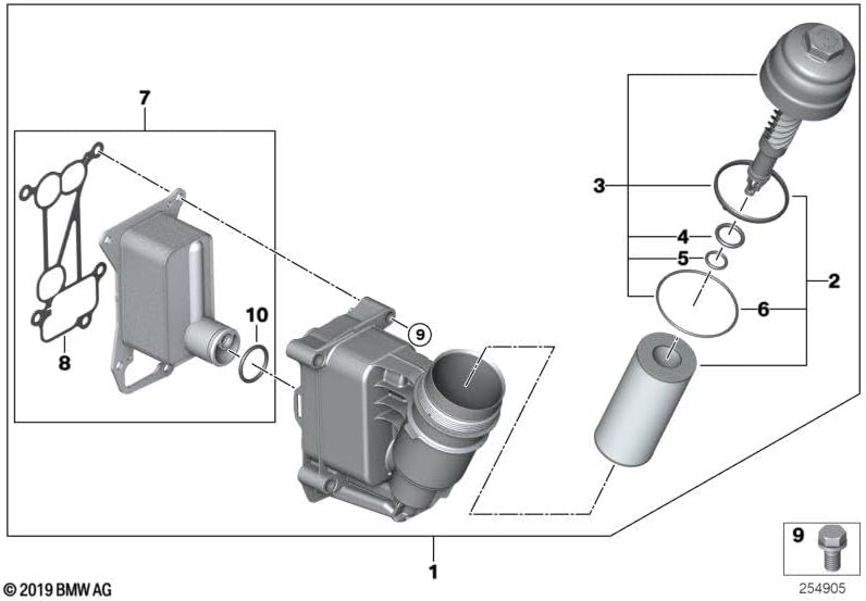 BMW Ölfilter Cover (11 42 7 808 440)