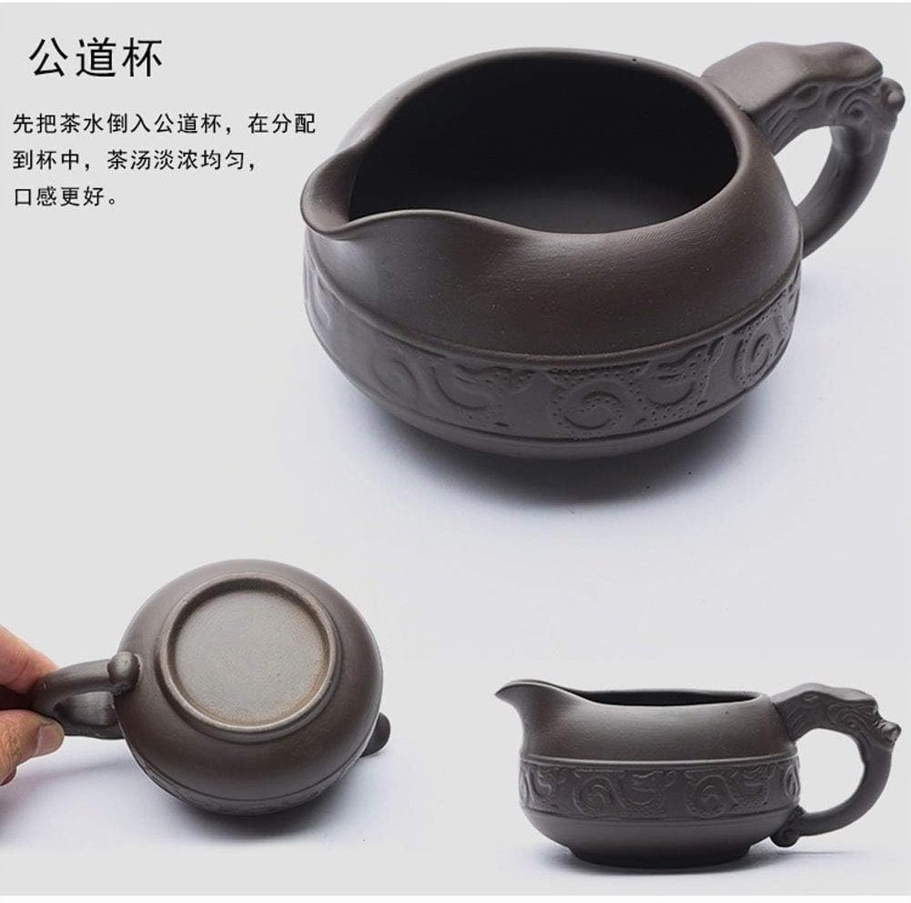 Chinesisches Gongfu-Tee-Geschenk-Set, automatisches Steinmühlen-Design, handgefertigte Keramik-Teeka
