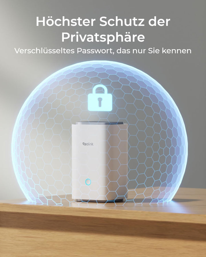 Reolink 4K Solar Überwachungskamera Set Aussen Akku mit Home Hub, Farbnachtsicht, 2.4/5GHz WLAN, Zen