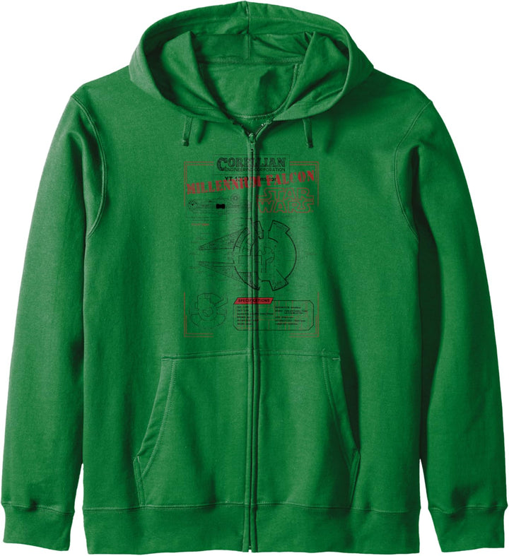 Star Wars Millennium Falcon Corellian Engineering Kapuzenjacke