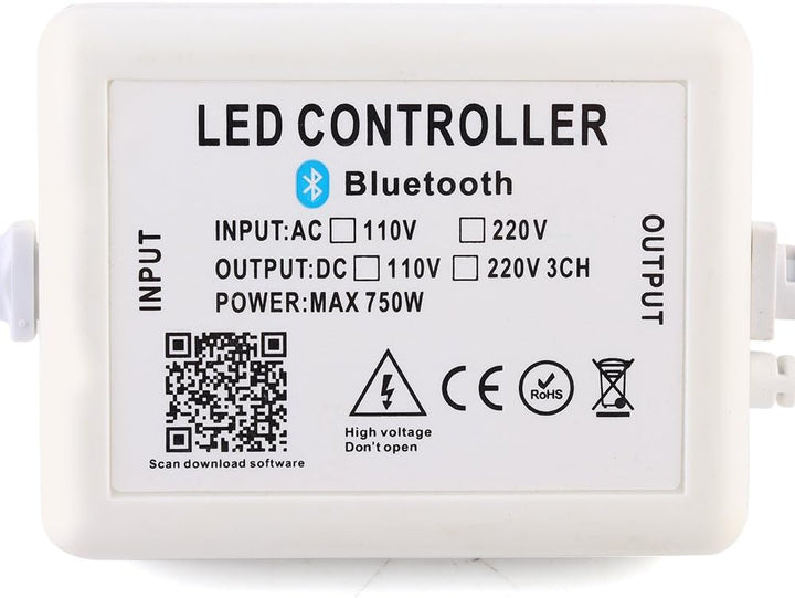 GreenSun LED Lighting Bluetooth Controller für Led Streifen, 24 Tasten IR Remote Control Fernbedienu