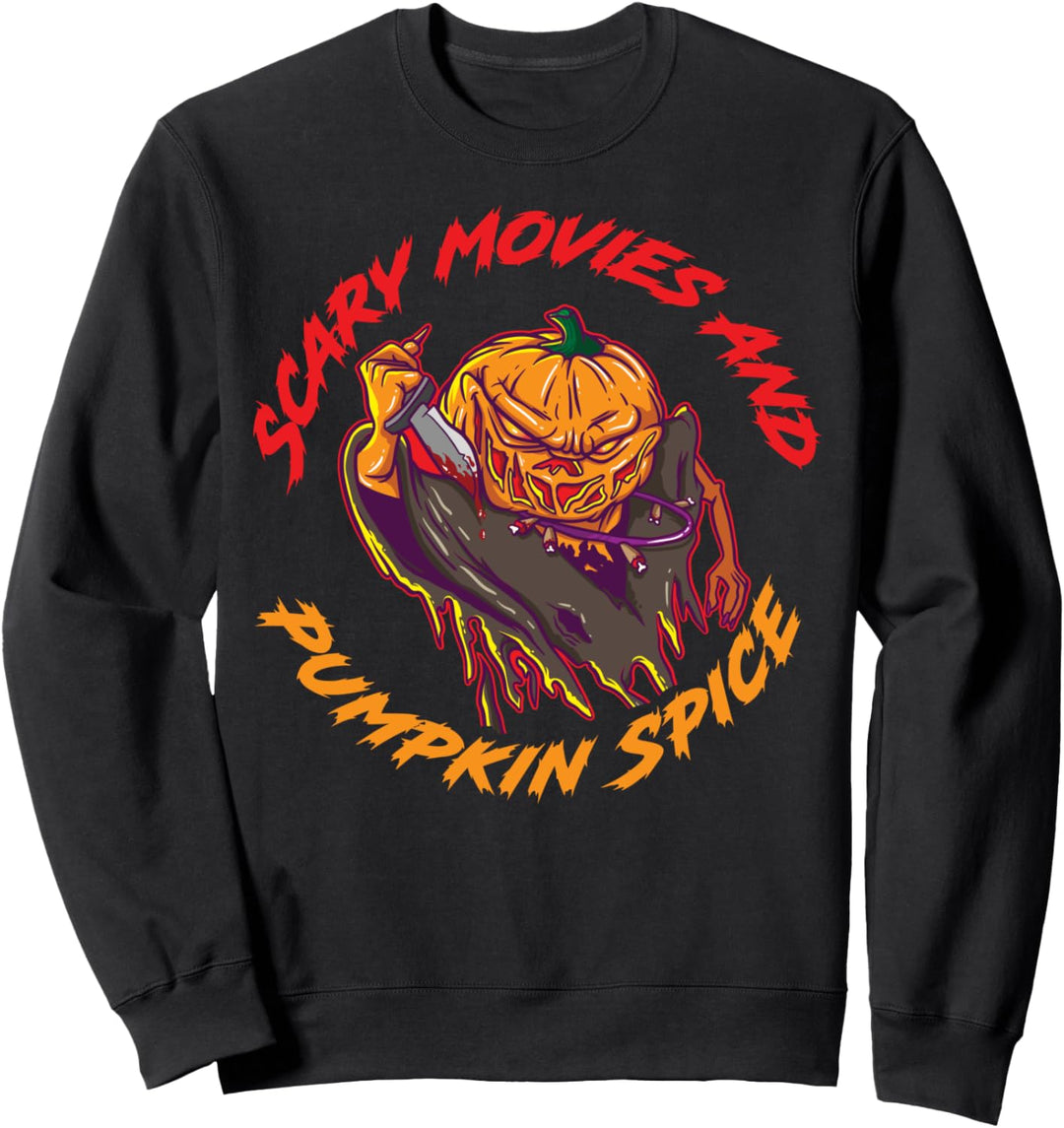 Scary Movies Pumpkin Spice Sweatshirt