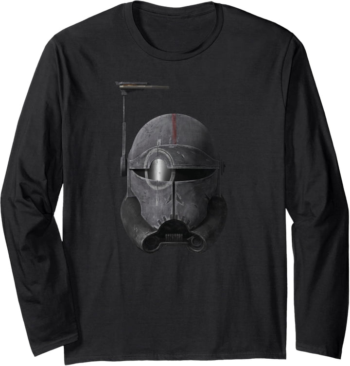 Star Wars The Clone Wars The Bad Batch Crosshair Helmet Langarmshirt
