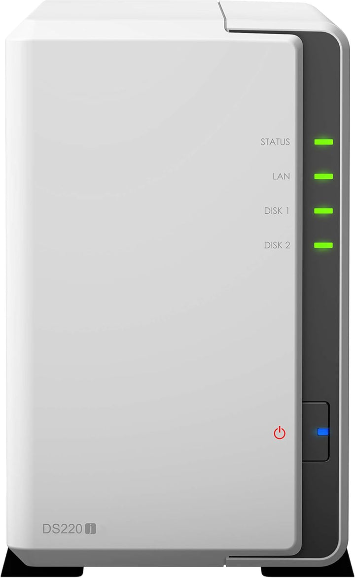 Synology DS220j 2-Bay 4TB Bundle mit 2X 2TB IronWolf ST2000VN004