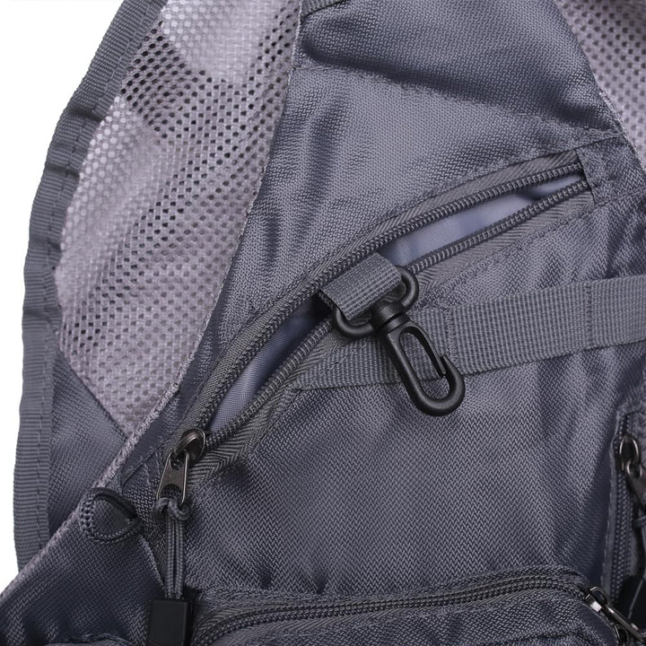 Kylebooker Fliegenfischen Weste Angelweste Einstellbare Grösse Maschen Multi-Taschen Jacke Einheitsg