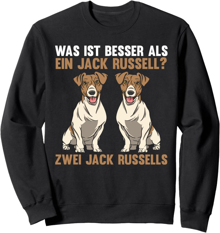 Zwei Jack Russell Terrier Hund Jack Russell Terrier Sweatshirt