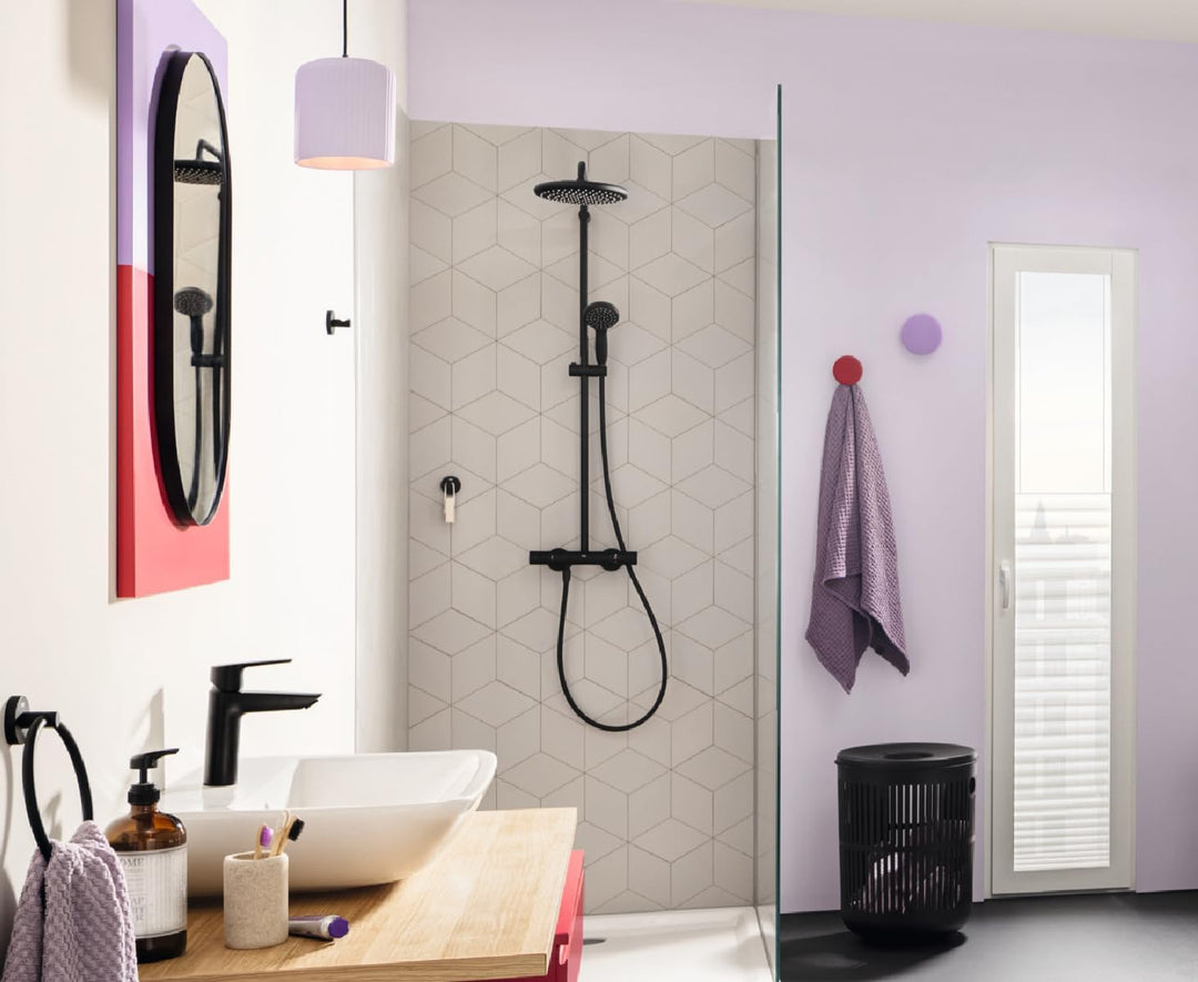 Bundle aus GROHE Start - Handtuchring (verdeckte Befestigung, geeignet zum Bohren oder Kleben), matt