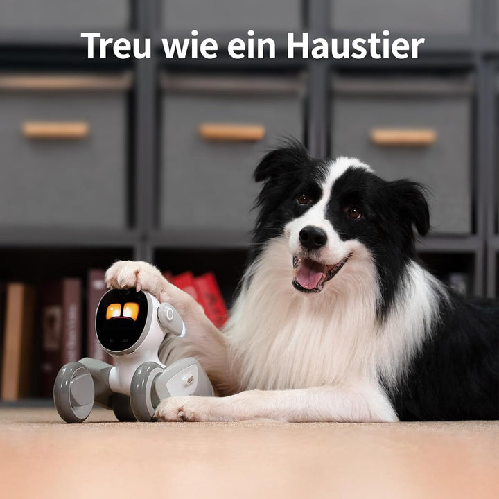 Loona KEYI Premium Haustier-Roboter mit Ladestation (Smarte AI ChatGPT-4o, Stimmen- &amp; Gestensteuerun