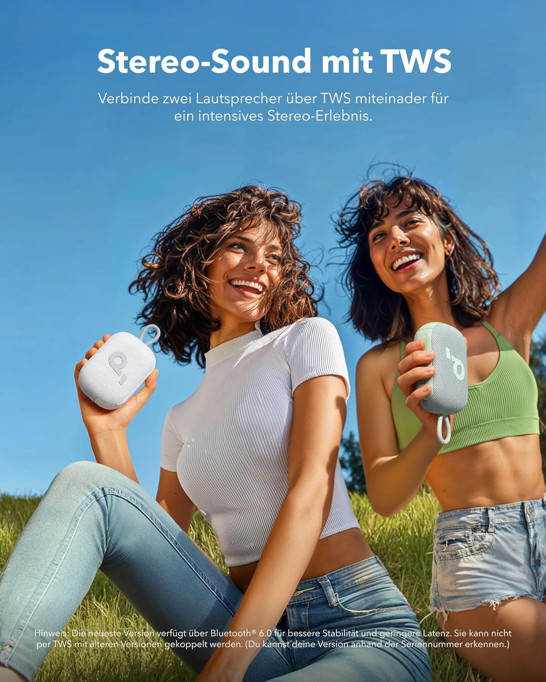 soundcore Anker Select 4 Go Bluetooth Lautsprecher, portabler Mini-Lautsprecher Dusche, 20h Spielzei