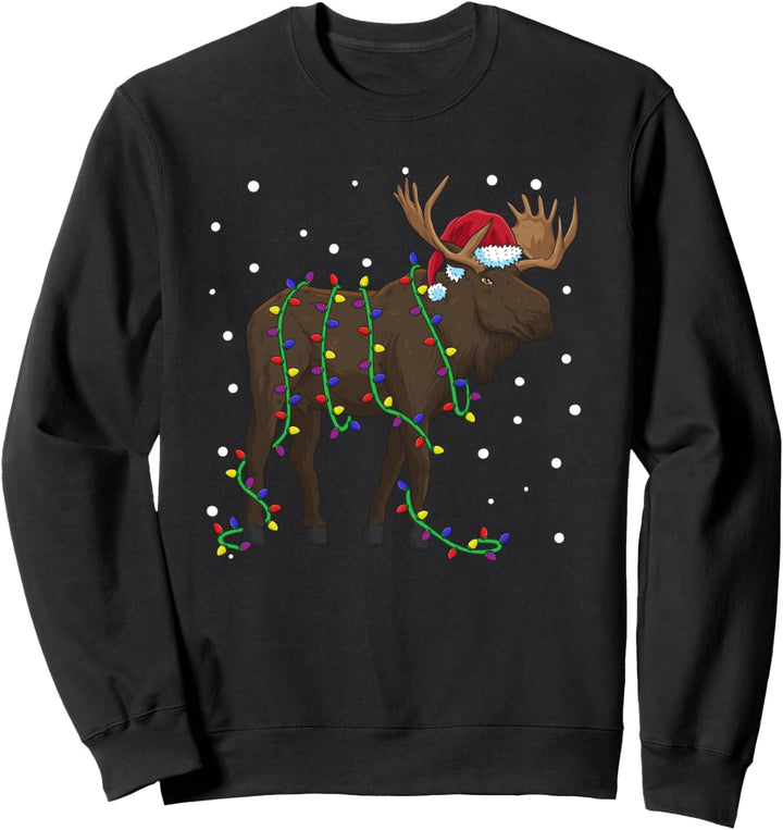 Elch Weihnachten Skandinavien Tier Sweatshirt