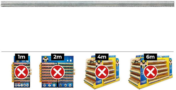 apolo 975 verzinkt Gewindestange M6, 1000 mm
