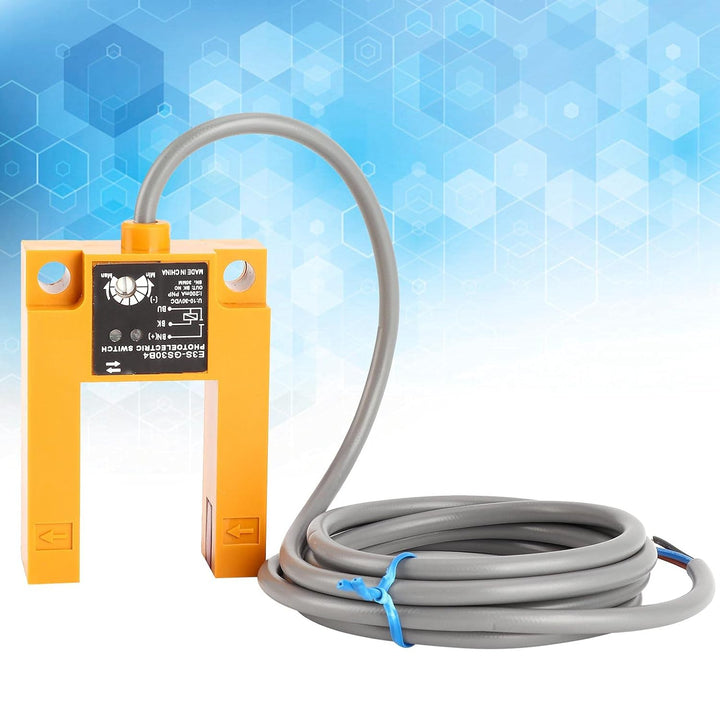 E3S-GS30B4 3-Draht-Photoelektrische Schalternuten Typ PNP NO Photoelektrischer Schaltersensor DC10‑3