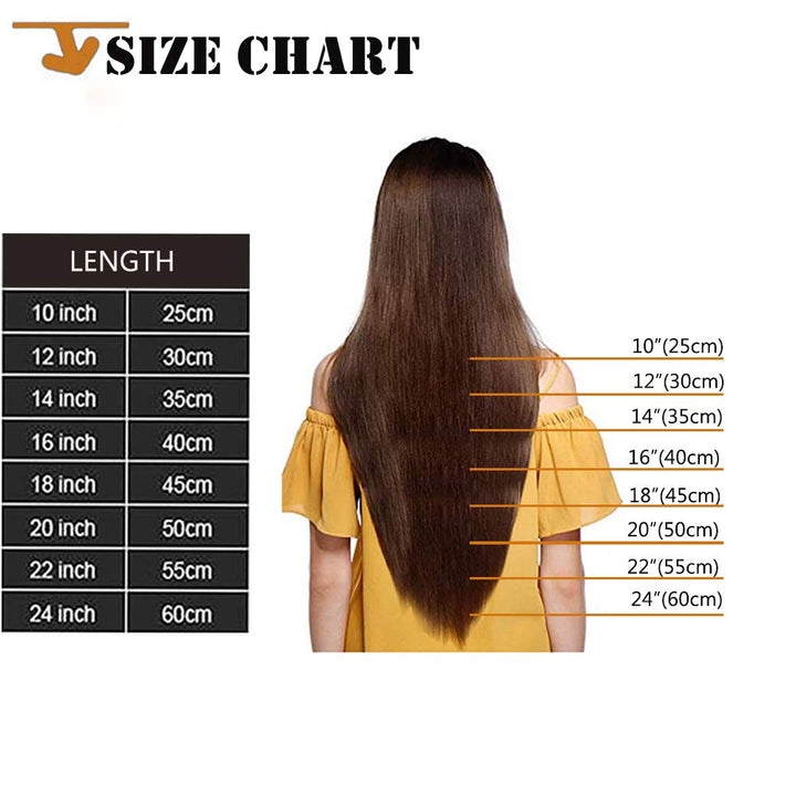 SEGO Tape Extensions Echthaar Haarverlängerung 10 Tressen Klebeband 25g Haarteile 7A Glatt 100% Remy