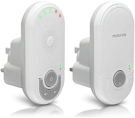 Motorola MBP7 Babyphone - Weiss - DECT - 120 Kanäle - 50m Reichweite - Wandmontagefähig - LED-Soundp