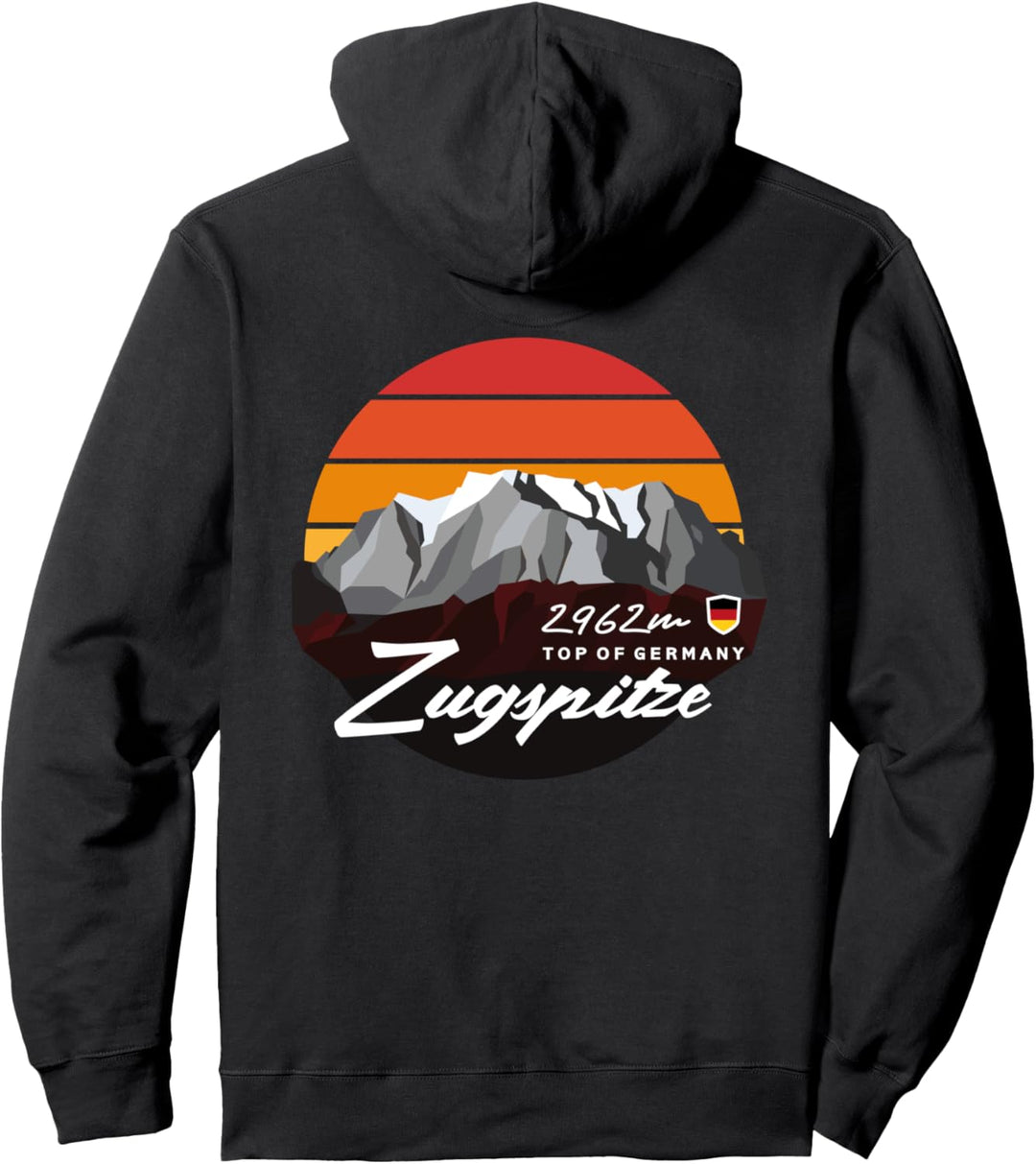 Zugspitze Garmisch Partenkirchen Bayern Deutschland Souvenir Pullover Hoodie