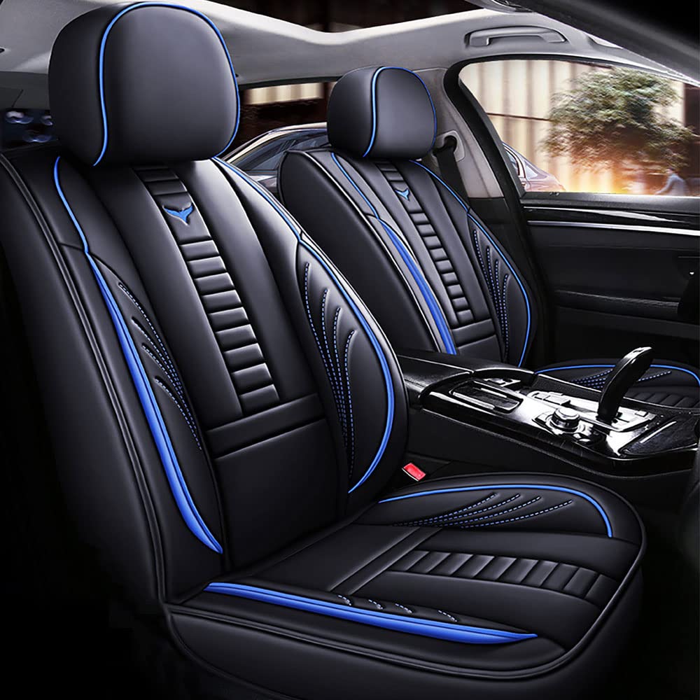 Pengchen 5-Sitzer Autositzbezug-Set, Vorne und Hinten Universal passend für Jaguar 2000-2023 95% Mod