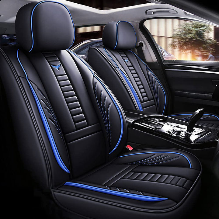 Pengchen 5-Sitzer Autositzbezug-Set, Vorne und Hinten Universal passend für Jaguar 2000-2023 95% Mod