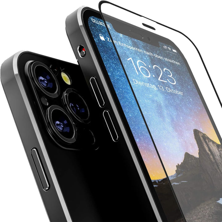 CELLBEE Kompatibel mit iPhone 12 Mini für Panzerglas The Curved, inkl. Applikator, Hörmuschel-Staubs