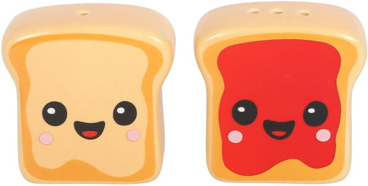 Kawaii Toast Salt and Pepper Shakers
