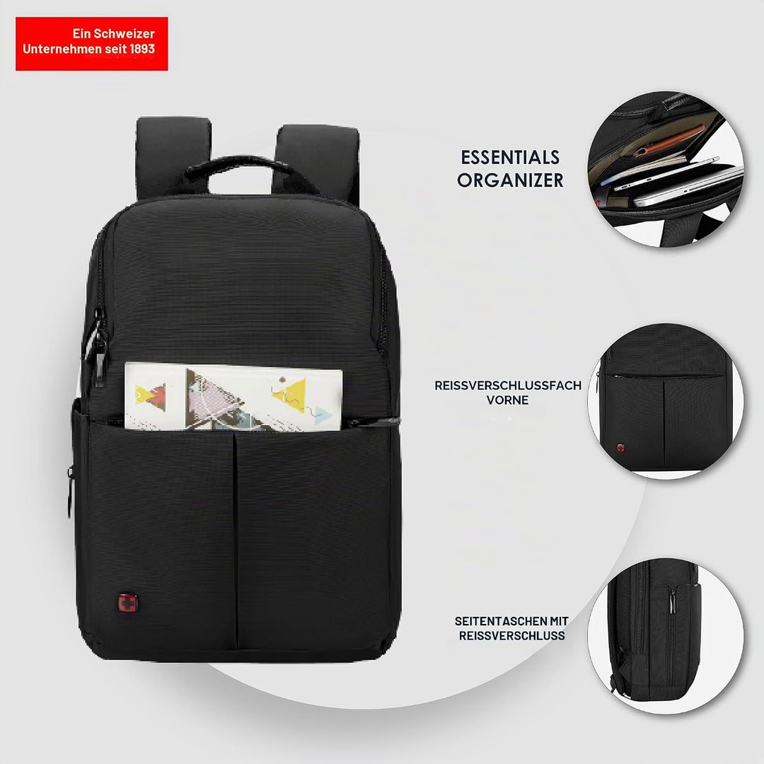 WENGER Reload 14 Laptop-Rucksack mit Tabletfach, Notebook bis 14 Zoll, Tablet bis 10 Zoll, Organizer