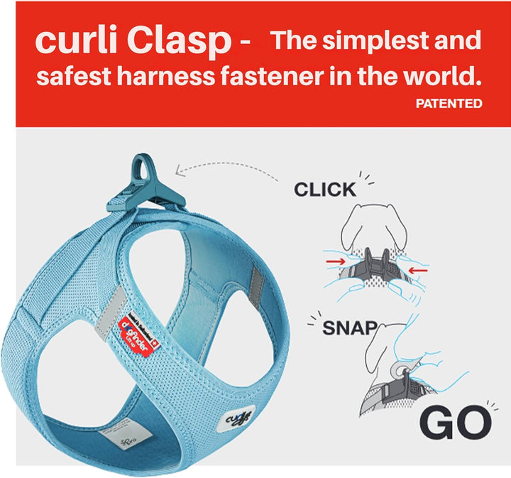 Alpine curli Clasp Vest Harness Light Gray 3XS XXXS, XXXS