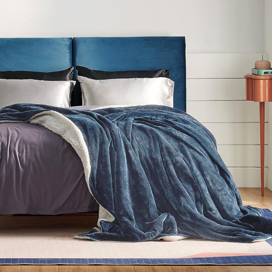 BEDSURE Kuscheldecke - Warm Sherpa Wolldecke &amp; Sofadecke, Flauschig Sofaüberwurf Decke, Dicke Couchd